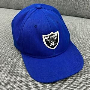 Las Vegas Raiders NFL Blue Embroidered‎ SnapBack Adjustable Hat Cap Size OS